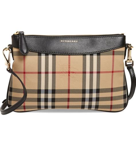 burberry peyton crossbody brown|BURBERRY Horseferry Check Peyton Crossbody Clutch Bag .